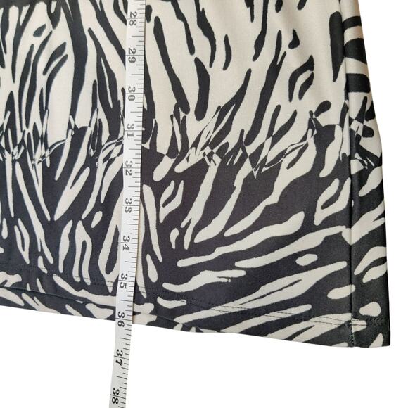 Isle by Melis Kozan Colorful Zebra Stripe 3/4 Sleeve Large Artsy Vacation Dress - Picture 12 of 12